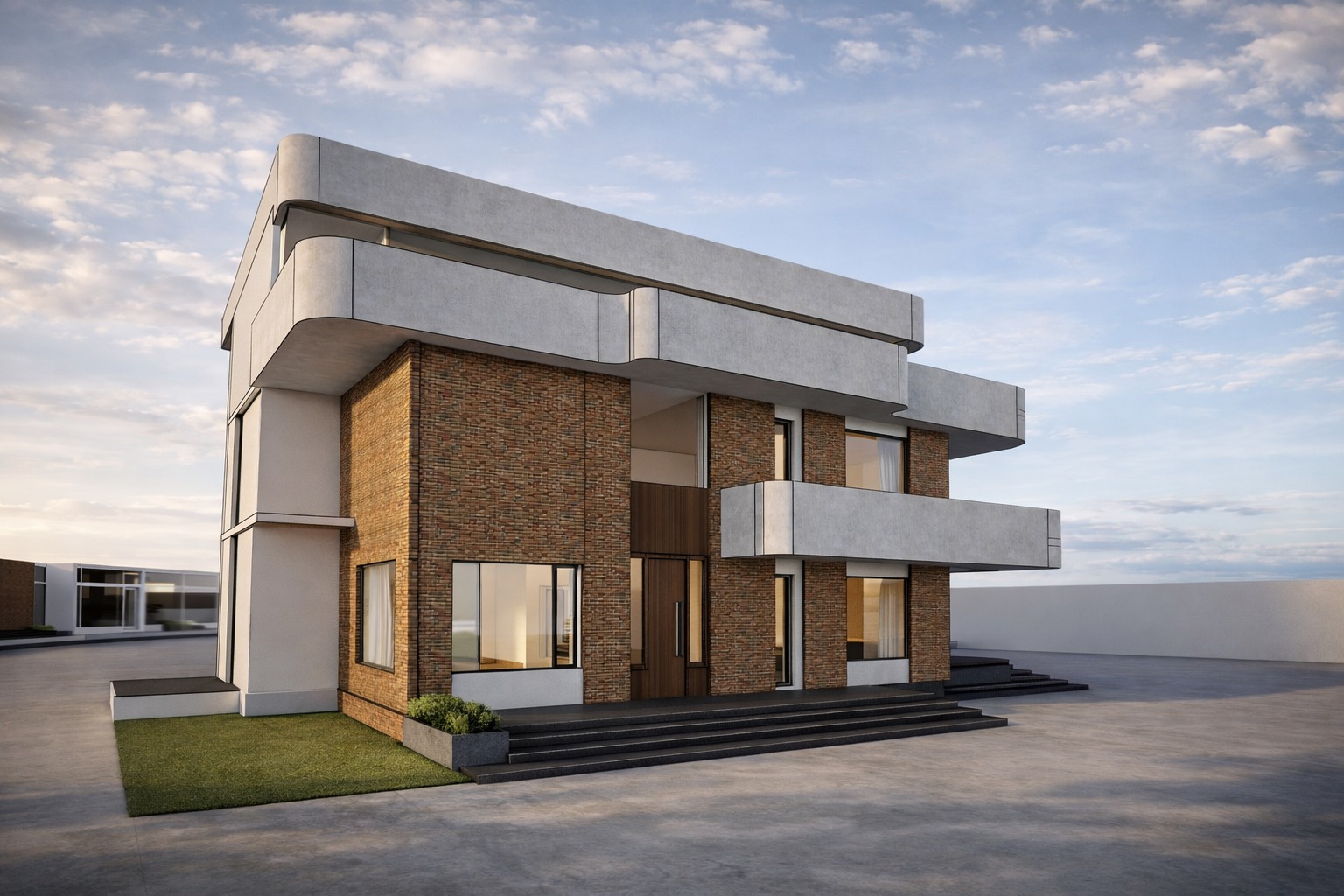 Brick Villa — view 2