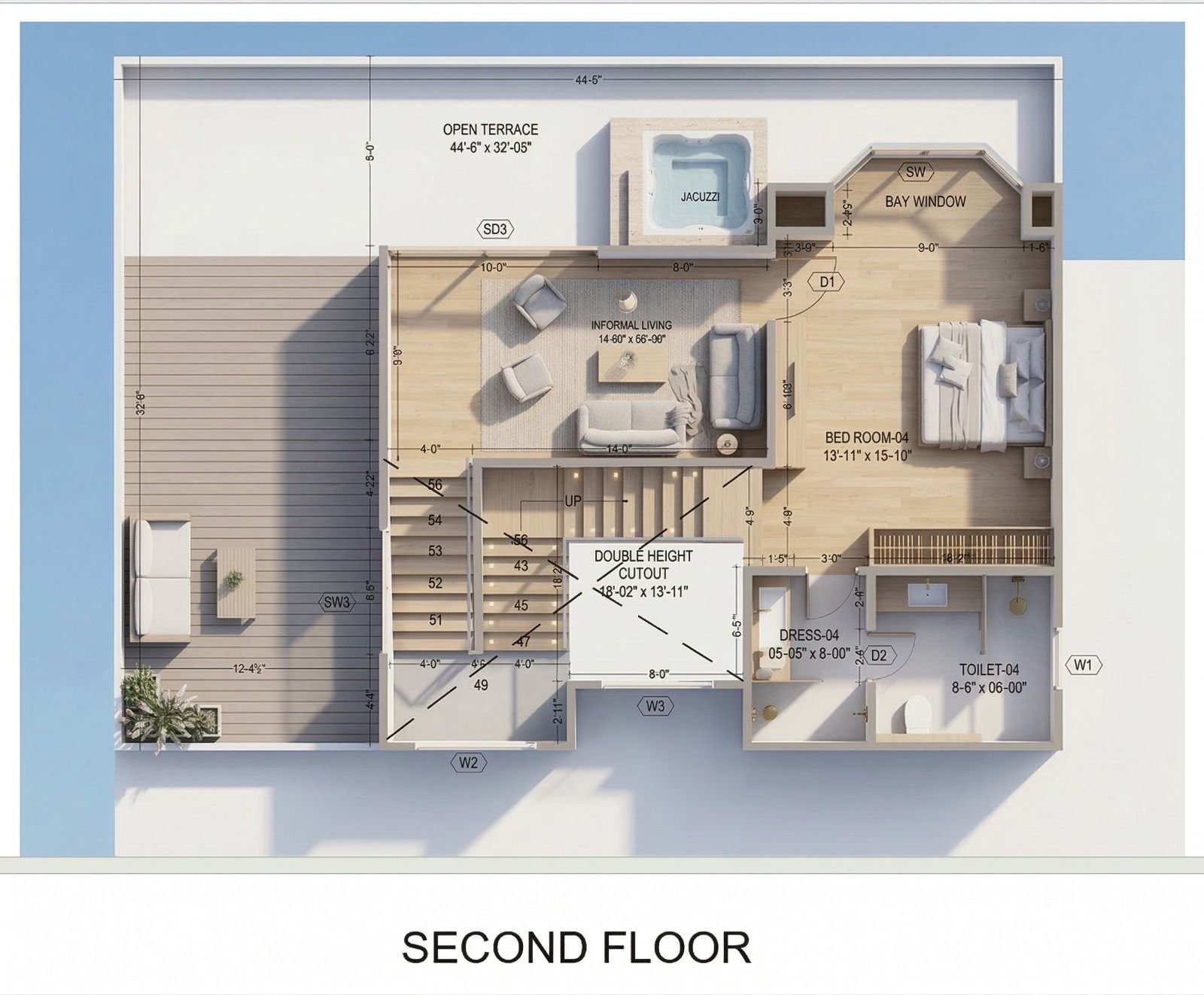 Pine Valley Villa — floor plan 3